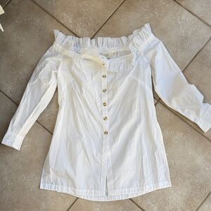 Maeve White Skirt by Anthropologie